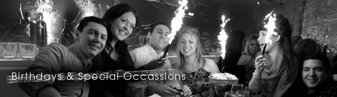 Birthdays and special occassions