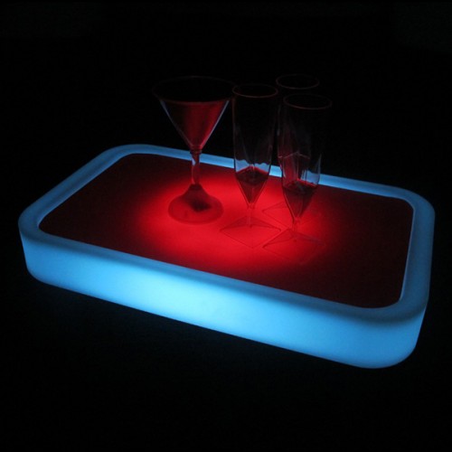 Individual LED Serving Tray (Rectangular)