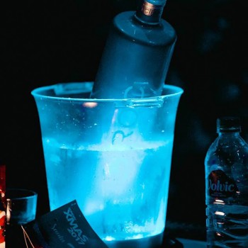 Box of 5 LED Glow Ice Buckets (Battery Operated)