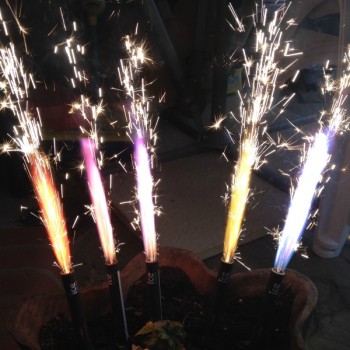 Rainbow Pack of 60 Coloured Ice Fountains (Mixed Colours)