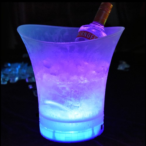 Individual White LED Glow Ice Bucket (5L)