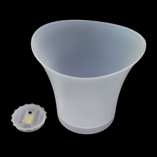 1 Individual White LED Glow Ice Bucket (5L)