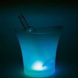 1 Individual RGB Colour ChangingLED Glow Ice Bucket (5L)