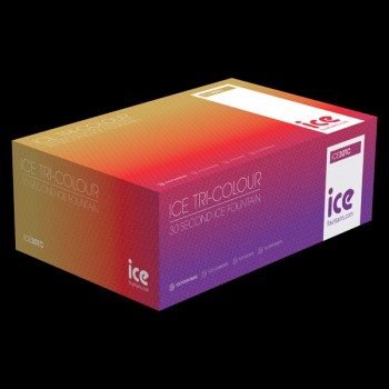 Box of 60  Tri-Coloured Ice Fountains