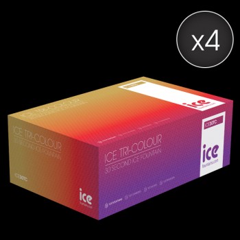 Case of 240  Tri-Coloured  Ice Fountains
