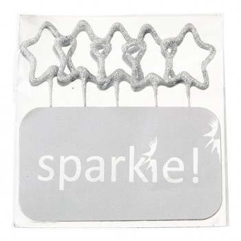 Pack of 5 Star Shaped Sparklers