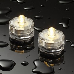Pack of 12 Submersible LED Tea Lights