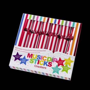 Box of 6 Music Dipstick 10'' Crackers 
